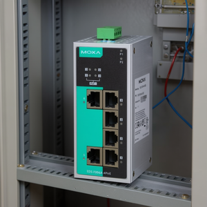 Moxa EDS-P206A-4PoE-T DIN Rail <b>PoE</b> Unmanaged <b>Switch</b> 6 Port Industrial Ethernet <b>Switch</b> - Product Image 3