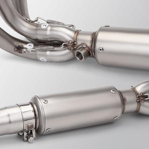 Sistema <span class=keywords><strong>de</strong></span> <span class=keywords><strong>Escape</strong></span> Completo para CFMOTO 675SR, Tubo Delantero y Trasero <span class=keywords><strong>de</strong></span> Acero Inoxidable, Ajuste Perfecto - Product Image 3