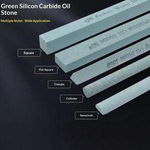 Bâton abrasif en carbure de silicium vert, <span class=keywords><strong>pierre</strong></span> à aiguiser, <span class=keywords><strong>pierre</strong></span> à aiguiser carrée, plate, triangulaire, en forme de demi-cercle, pierres à aiguiser <span class=keywords><strong>pour</strong></span> couteaux - Product Image 3
