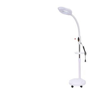Lámpara <span class=keywords><strong>de</strong></span> Pie con Luz LED Fría para Salón <span class=keywords><strong>de</strong></span> Belleza, con Ruedas, Regulable, con Lupa, para Uñas y Belleza - Product Image 6