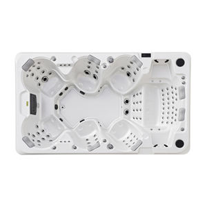 Outdoor Hot Spa 9 Persoons Party Spa Tub Whirlpol Eindeloos Zwembad - Product Image 2