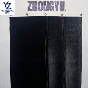 Phổ Biến Chất Lượng Cao Giá Thấp Màu Đen <span class=keywords><strong>Twill</strong></span> Dệt Căng Bông/Polyester/Spandex Denim Jeans Vải Cho Bé Trai & Cô Gái - Product Image 5