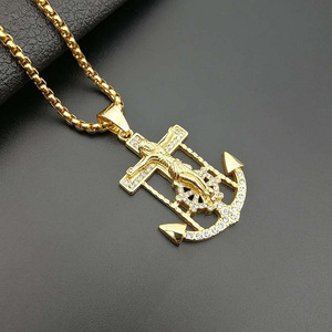 Модное ожерелье с подвеской в виде креста - Product Image 2