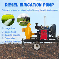 Pompe à eau diesel électrique haute pression 10 CV, 2, 3, 4, 6, 8, 10, 12 pouces, pour système agricole et irrigation