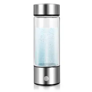 Fabrika hidrojen zengin su cam sağlık bardak taşınabilir hidrojen su iyonlaştırıcı makinesi