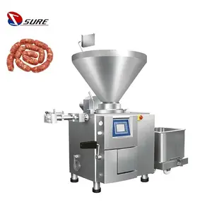 High Quality vacuum sausage stuffer making machine commercial sausage filling tie linker sausage filling machine