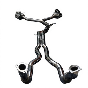 Sistema de Escape Completo Vortex de Acero Inoxidable con Válvulas y Tubos Delanteros para Audi RS5 B9 2.9T EA839 2019-2025, Silenciador Twin Turbo - Product Image 1