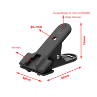 Pince à ressort JYphoto avec connecteur griffe porte-accessoire pour éclairage de studio photo et support de téléphone/appareil photo - Fabriqué au Zhejiang