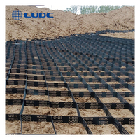 Géogrille de stabilisation de gravier HDPE ROAD pour contrôle de l'érosion, tapis de pavage routier, géocellule pour mur de soutènement de pente routière