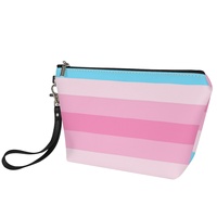 Pochette de voyage personnalisée transmasculine gay, imprimée UV arc-en-ciel, pour voyages d'affaires, organisation de la coiffeuse et rangement de produits en vrac
