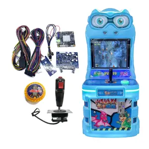 Console de videogame voador 3 em 1, console de jogos operados com controle de voo, joystick de 8 vias, kit com e botão de fogo superior