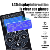 Ouragan professionnel HP-2 horloge à écran plat alimentation double Intelligent numérique Lcd tatouages rotatifs Powersrca/dc alimentation