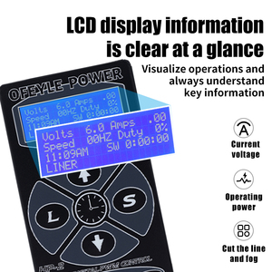 Ouragan professionnel HP-2 <span class=keywords><strong>horloge</strong></span> à écran plat alimentation double Intelligent numérique Lcd tatouages rotatifs Powersrca/dc alimentation - Product Image 2