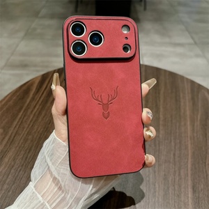 เคสโทรศัพท์ลายกวางหนัง PU กันกระแทก รุ่นขายดี สำหรับ iPhone 17 XR 11 12 13 14 Pro 15 Plus 16E 16 Pro Max - Product Image 5