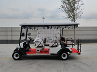 Voiturette de golf électrique à batterie lithium, équipée d'un moteur AC et d'une charge rapide