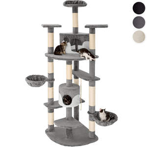 Oem kayu kucing menggaruk posting kucing pohon kucing scratchers witn gym - Product Image 6