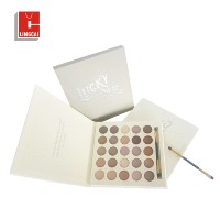 Palette d'ombres à paupières en carton imprimé écologique, Logo personnalisé, maquillage magnétique, emballage en papier