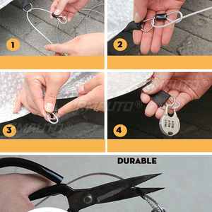 Housse de voiture universelle pour SUV/berline, protection extérieure contre le soleil, la pluie et la neige, protection UV, design à fermeture éclair, housse de voiture noire, tailles S-XXL - Product Image 6