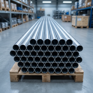 Tube rond en acier sans soudure, poli, extrémité bleue, tube industriel pour applications de transfert de fluides - Product Image 4