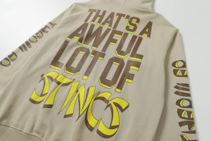 Nouvelle vente chaude C'EST UN BEAUCOUP ÉNORME DE COUPH SIROP Top Qualité Heavyweight 100% Coton Hommes Cartoon sweat Hoodies - Product Image 5