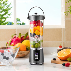 Blender ukuran pribadi 500ML bebas BPA 10 pisau tajam 3000mAh pembuat <span class=keywords><strong>Smoothie</strong></span> portabel yang dapat diisi ulang tanpa kabel - Product Image 6
