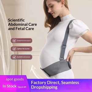 Schwangerschafts-Stützgürtel ISO13485 Polyesterfaser Tencel-Netzmaterial Ganzjahres-Taillen-Schulter-Rückenstütze für XXL - Product Image 5