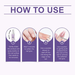 OUHOE Dissolvant doux pour enlever facilement le vernis à ongles à la maison ou au salon - Product Image 5