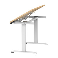 Bureau électrique debout réglable en hauteur pour écrire, dessiner, travailler, table à dessin réglable en hauteur