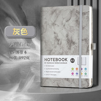 Journal intime A5 personnalisé avec motifs marbrés vintage, carnets de notes promotionnels en cuir gaufré, cadeau scolaire à reliure spirale pour étudiants