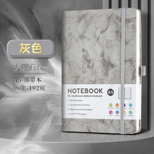 Özelleştirilmiş A5 Vintage mermer tasarım günlük defteri kabartmalı deri promosyon notebooklar öğrenciler için Spiral bağlı okul hediye - Product Image 5