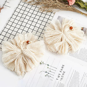 Boules d'éponge de bain en maille douce Confortable Grande fleur Douche à bulles Frotter Boule de bain Nettoyant pour le corps Exfoliant Scrubbers Boule de bain - Product Image 2