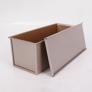 1000g no-stick corrugado <span class=keywords><strong>pan</strong></span> de <span class=keywords><strong>molde</strong></span> de <span class=keywords><strong>pan</strong></span> con cubierta - Product Image 2