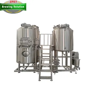 500l 1000l 2000l Fermenteur de bière en acier inoxydable Équipement de brasserie de bière Micro système de brassage Fabricant