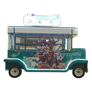 Carrito de Comida para Palomitas y Algodón de Azúcar, Puesto Móvil Especializado para Venta en Parques de Atracciones y Zoológicos - Product Image 4