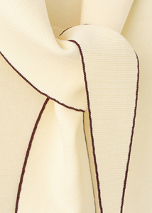 เสื้อกั๊กสั้นลำลองแบบสวม LEDUO ตกแต่งปกเสื้อถักนิตติ้งสำหรับผู้หญิง - Product Image 3