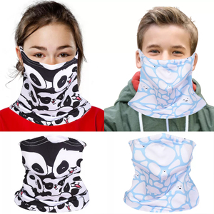 Masque facial de protection solaire anti-UV personnalisé cache-cou écharpe à séchage rapide cagoule de moto bandana pour enfant - Product Image 3