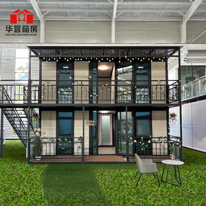 20ft 40ft mở rộng đúc sẵn container nhà 2-tầng Tiny nhà với 3 4 5 phòng ngủ thép xây dựng trên bán cho vận chuyển - Product Image 1