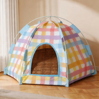 Tente-lit pour animaux de compagnie détachable, portable, pliable, protectrice et confortable, abri extérieur pour chats et chiens, toutes saisons