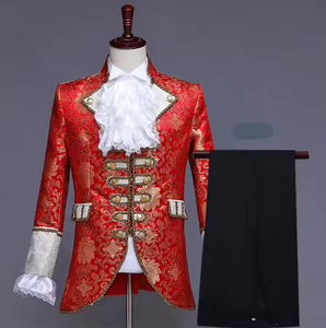 Costume de Prince Victorien pour Homme Adulte, Tenue Formelle, Blazer Rétro Noble, Pantalon, Veste de Cour, Manteau Royal pour Halloween - Product Image 4