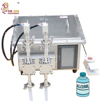 Machine de remplissage de liquides alcoolisés à double tête anti-explosion avec pompe à engrenages