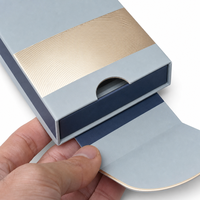 Boîte de sécurité pour enfants, entièrement en papier, sans plastique, boîte rigide en papier avec couvercle rabattable pour l'emballage de médicaments, impression personnalisée