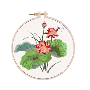 <span class=keywords><strong>Bordado</strong></span> costura flor DIY hecho a mano regalo creativo hacer Material <span class=keywords><strong>bordado</strong></span> Kits - Product Image 1
