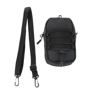 Outdoor Shoulder Bag Black Crossbody <b>Strap</b> <b>Webbing</b> Unisex Men's Tactical Travel Bag Solid Color Interior Zipper Pocket Everyday - Product Image 5