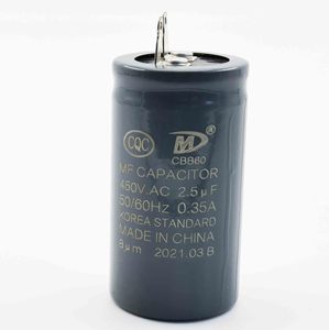 คาปาซิเตอร์พัดลม Smiler Cbb60 3.5uf คาปาซิเตอร์ Cbb60 ผลิตโดยผู้ผลิตคาปาซิเตอร์ คุณภาพดี อายุการใช้งานยาวนาน - Product Image 1