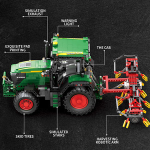 Zhenzhuan 22015 – blocs de construction de tracteur télécommandé, 1664 pièces, jouet éducatif pour garçons de 8 à 13 ans - Product Image 2