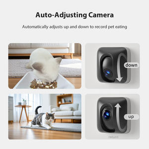 Mangeoire automatique pour animaux de compagnie Elecpet 6L 2K HD Camera 5G Wifi avec alerte de pénurie alimentaire Protection de la vie privée Distributeur de nourriture pour chien et chat - Product Image 2