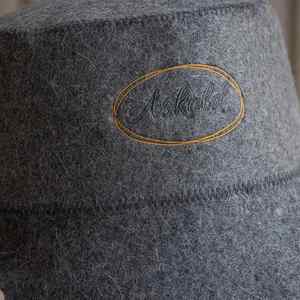 Custom Newest Design 100% Wool Felt Bucket Hat <b>Sauna</b> Hat Custom logo - Product Image 6