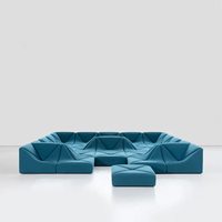 Canapé modulaire créatif, canapé modulaire moderne pour salon, ensemble de canapés Dune, design personnalisé, canapé en velours et éponge