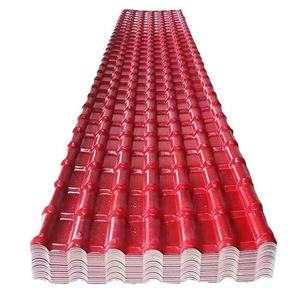 Chịu nhiệt đầy màu sắc nhựa PVC lợp ngói bốn lớp mái ngói telha de teja resina PVC ASA cho các trường học và bệnh viện - Product Image 1