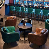 Venta al por Mayor de Fábrica: Mesa y Sillas de Bar Modernas de Lujo, Mesa y Sillas para Restaurante Musical, Cafetería